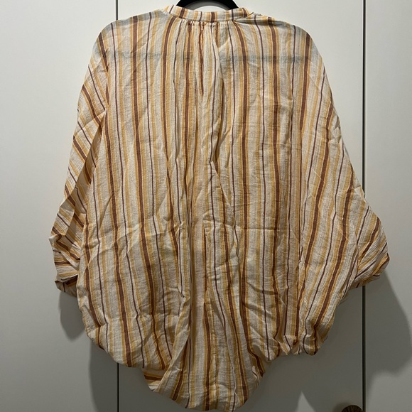 Anthropologie Batwing Striped Blouse - Picture 7 of 7